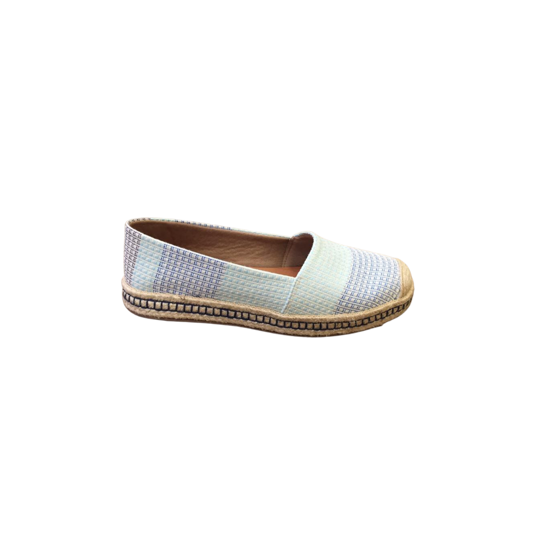 Imagem de Espadrille Valentina Tecido Tramado Flats Marinho